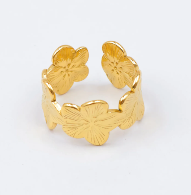 Bague fleurs