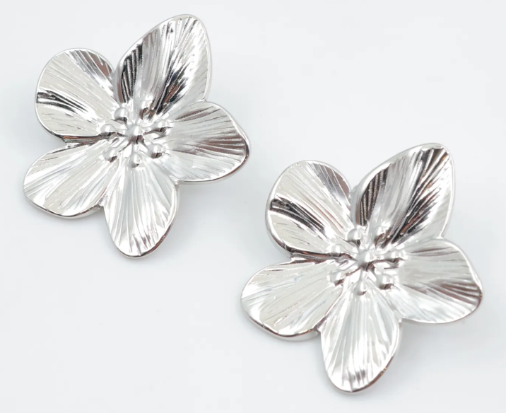 Boucle d'oreilles fleurs